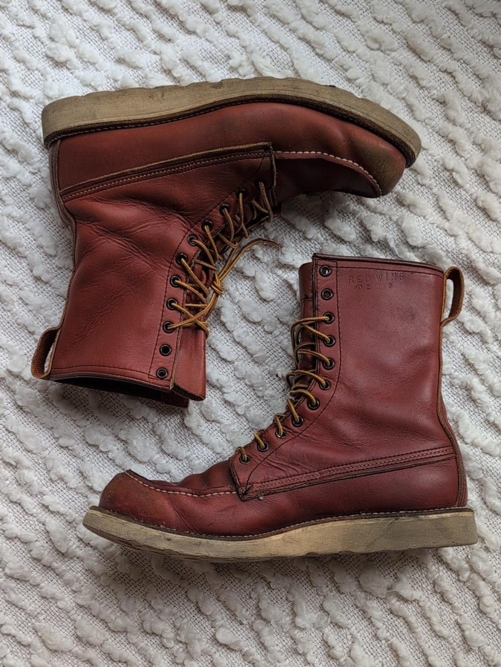 Red Wing Irish Setter Vintage 877 Moc 8 Inch 1980s Tall Hunting Work Boot 11.5 D